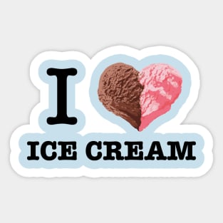 I Love Ice Cream - Icecream Sticker